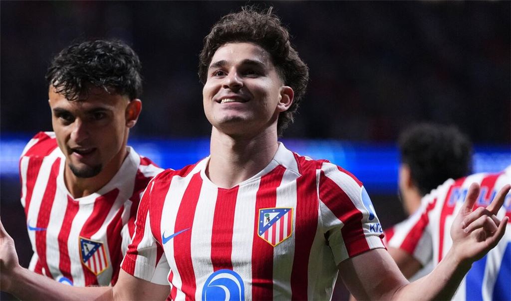 Atlético Madrid hat ein Angebot von Real Madrid in Höhe von 150 Millionen Euro für Julián Álvarez abgelehnt (Archivfoto).