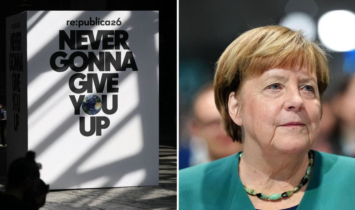 Auch Angela Merkel (Archivbild) ist bei der Digitalkonferenz zu Gast.