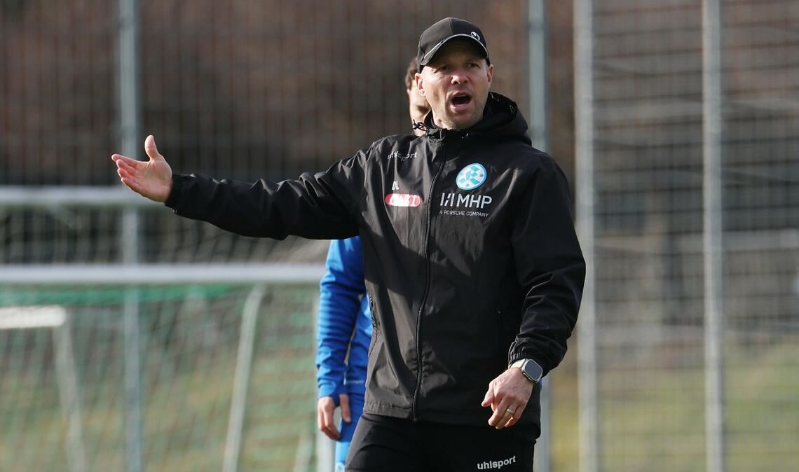 Auch Co-Trainer Daniel Lang gab Kommandos.