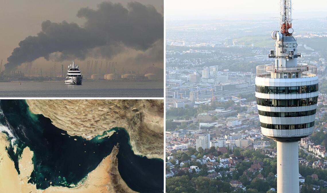 Auch Dubais wichtiger Hafen Jebel Ali wurde Ziel einer iranischen Attacke. Der Krieg am Persischen Golf wirkt sich auch auf die Unternehmen in der Region Stuttgart aus.