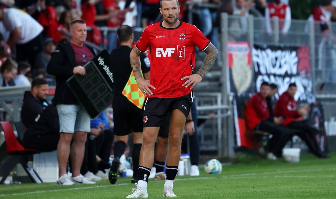 Auch Ex-Kickers-Kapitän Kevin Dicklhuber konnte den Absturz des 1. Göppinger SV nicht verhindern.