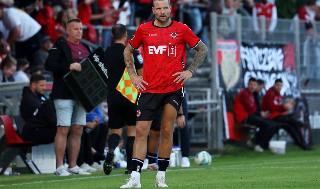 Auch Ex-Kickers-Kapitän Kevin Dicklhuber konnte den Absturz des 1. Göppinger SV nicht verhindern.