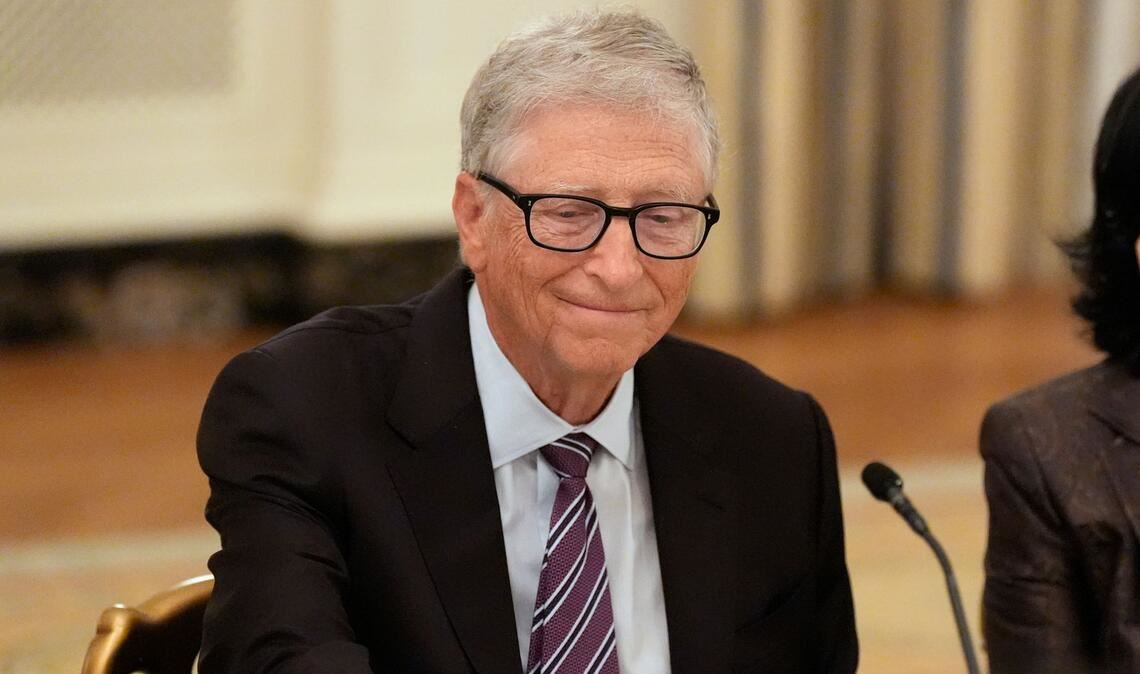 Auch Microsoft-Gründer Bill Gates nahm am Abendessen teil.