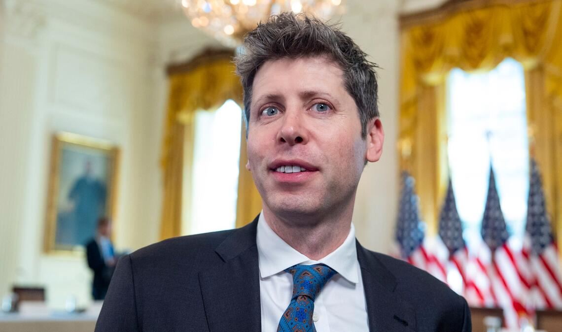 Auch OpenAI-Chef Sam Altman, die Entwicklerfirma von ChatGPT, war dabei.