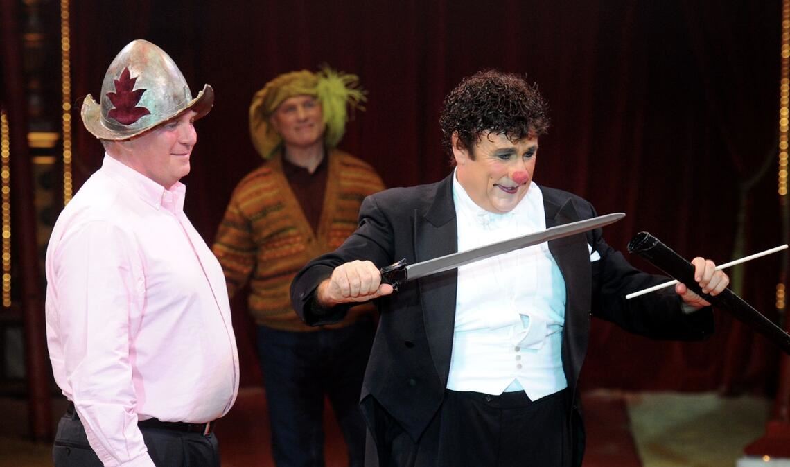 Auch Prominente traten über die Jahre in der Manege auf, wie Uli Hoeneß im Jahr 2010.