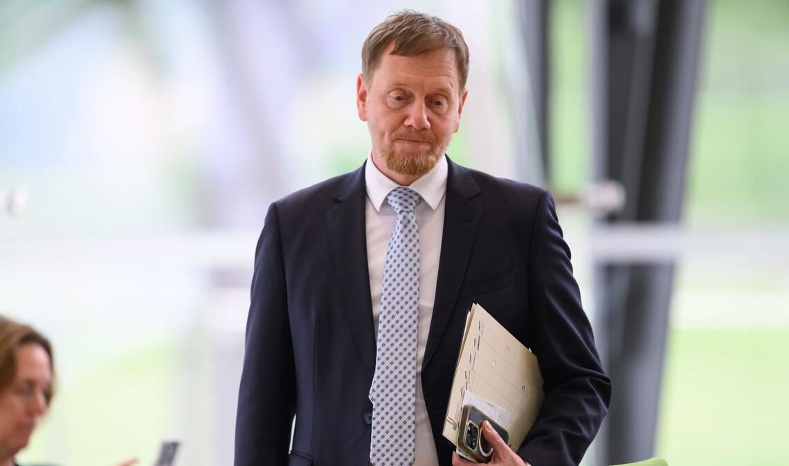 Auch Sachsens Ministerpräsident macht sich Sorgen.