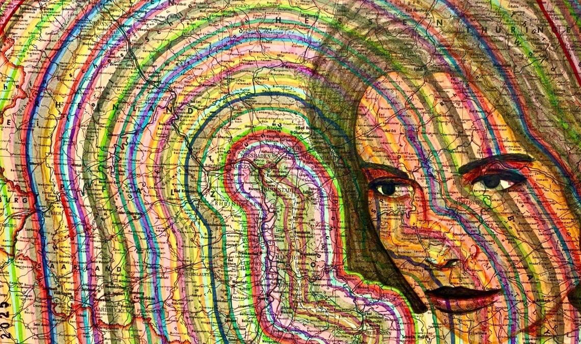 Auch Werke von Anna Ingerfurth (hier eine „Tagebuchzeichnung“) sind in der Galerie Imke Valentien in Stuttgart  im Rahmen des Projekts „Literatur trifft Kunst“ zu sehen.