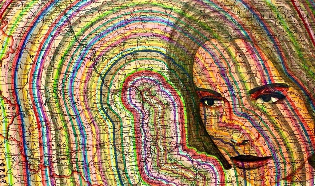 Auch Werke von Anna Ingerfurth (hier eine „Tagebuchzeichnung“) sind in der Galerie Imke Valentien in Stuttgart  im Rahmen des Projekts „Literatur trifft Kunst“ zu sehen.