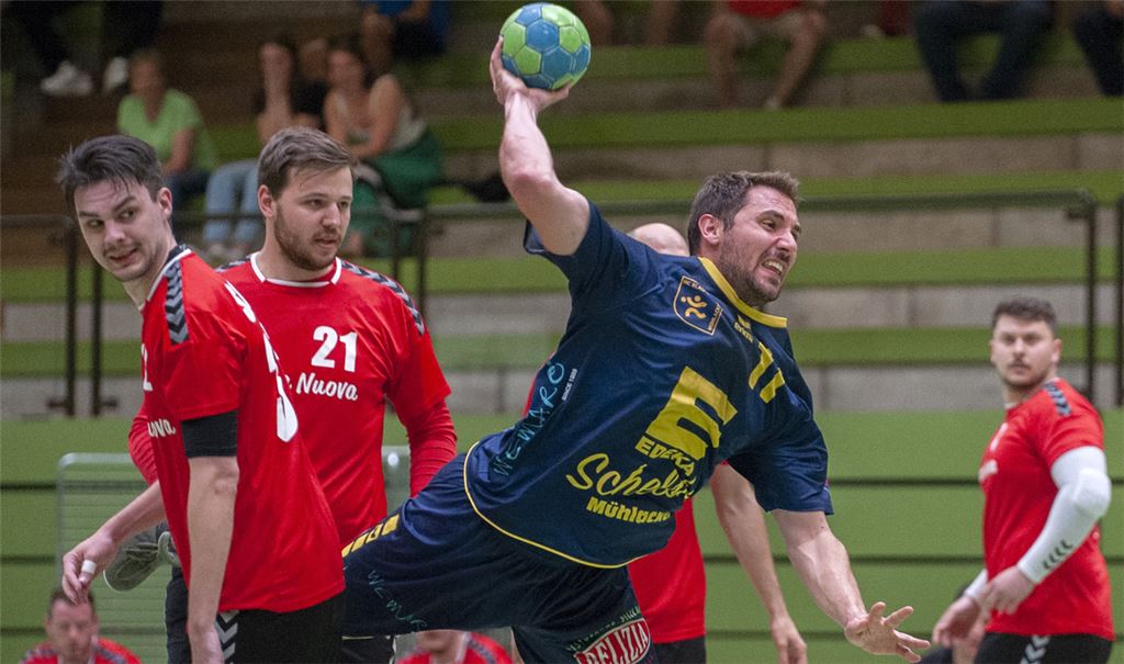 Auch acht Treffer von Daniel Ufrecht reichen nicht für Blau-Gelb. Archiv-Foto: Fotomoment