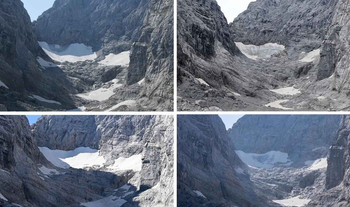 Auch der Blaueisgletscher hat den Prognosen nach nur noch wenige Jahre. (Archivbild)