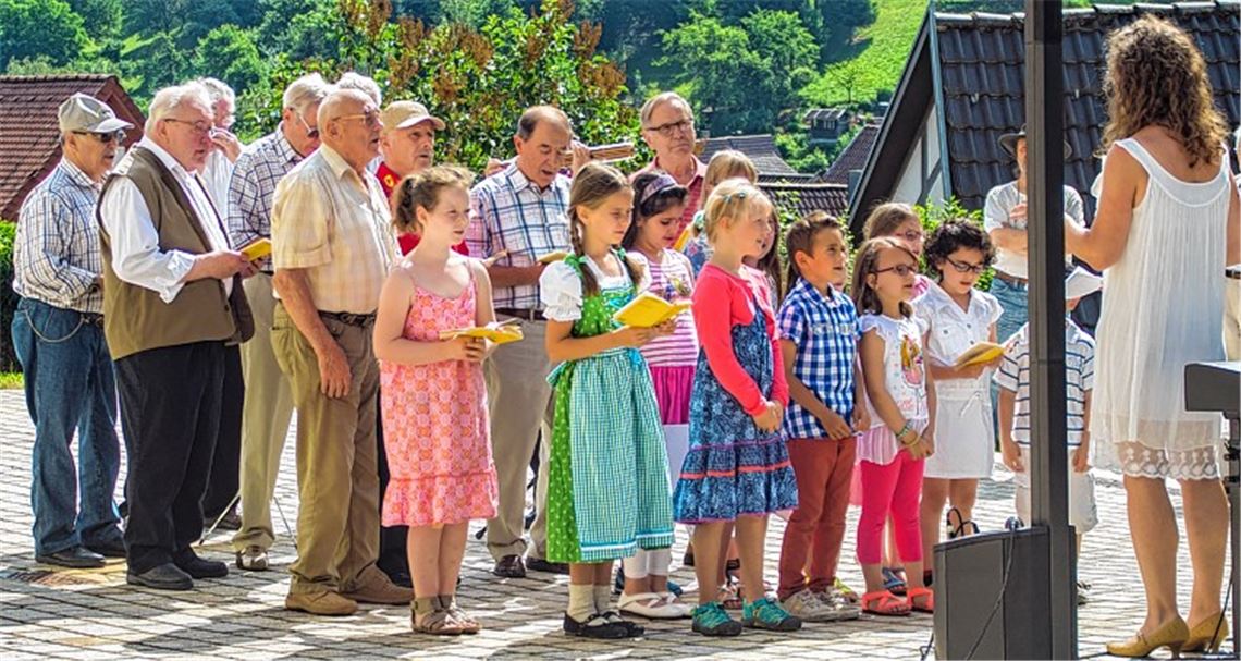 Auch der Schulkooperationschor tritt bei der Matinee in Iptingen auf.