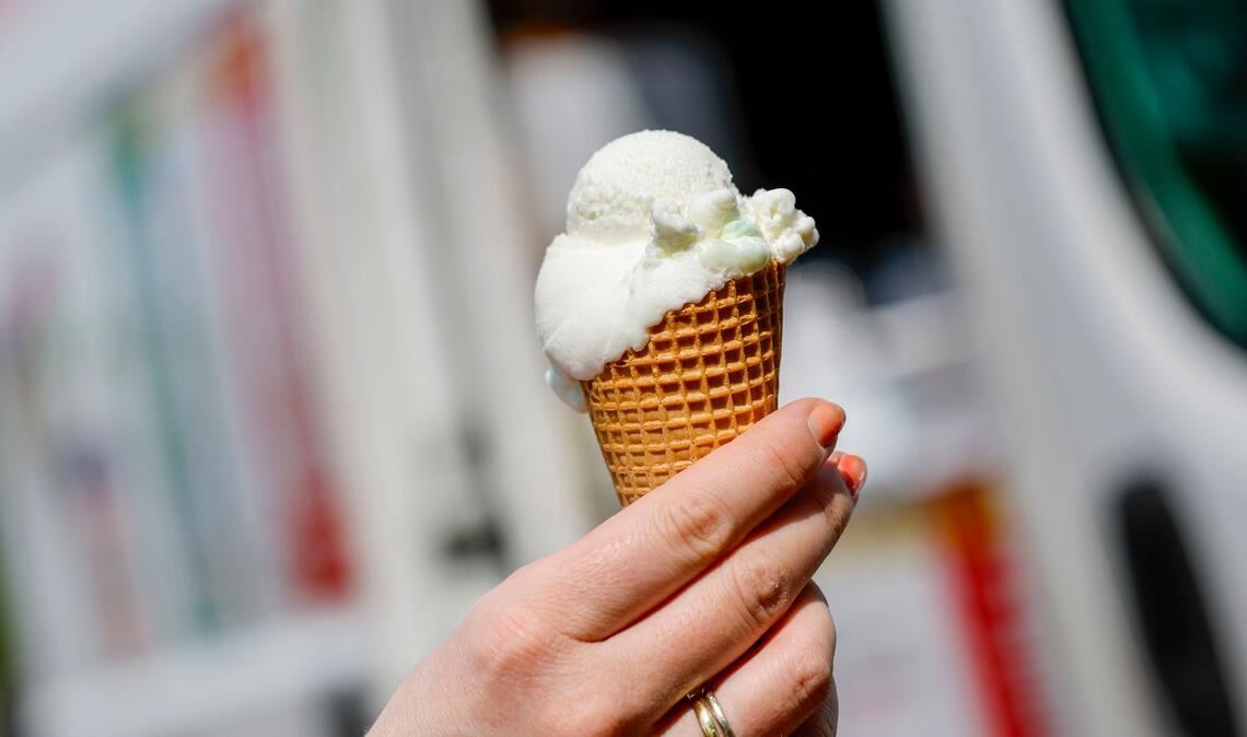 Auch die Eisdielen-Betreiber dürften sich über die Sonne gefreut haben.