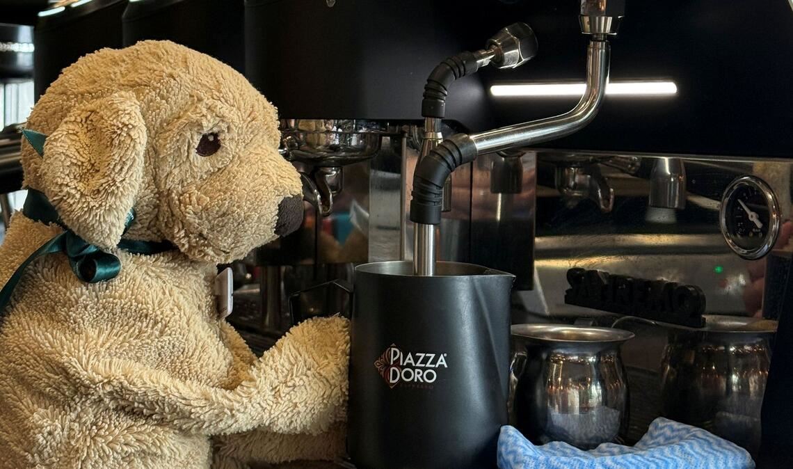 Auch die Espresso-Maschine weiß Jack bereits zu bedienen, sagt die Belegschaft.