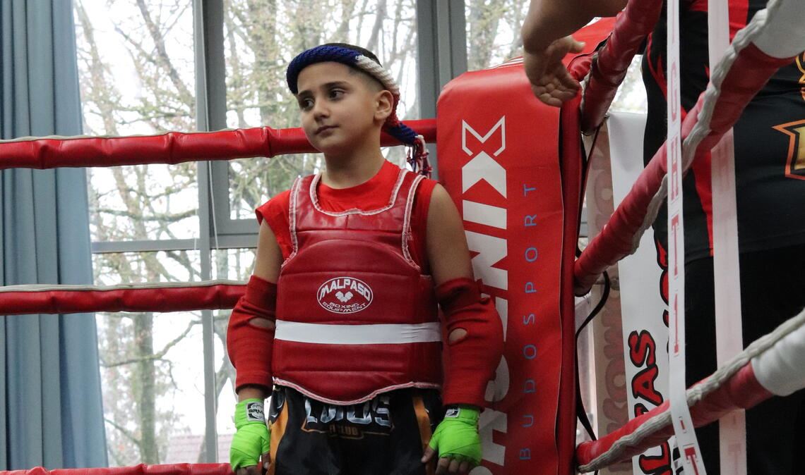 Auch die Kleinen kommen bei der Fight Night groß raus.