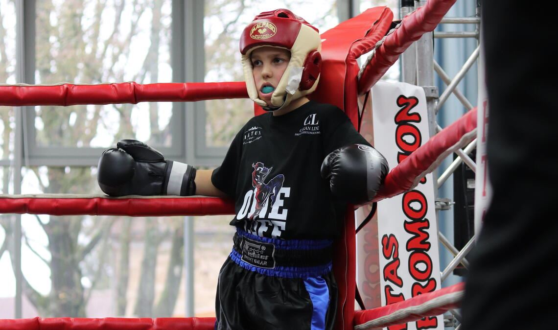 Auch die Kleinen kommen bei der Fight Night groß raus.