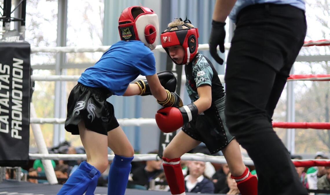 Auch die Kleinen kommen bei der Fight Night groß raus.