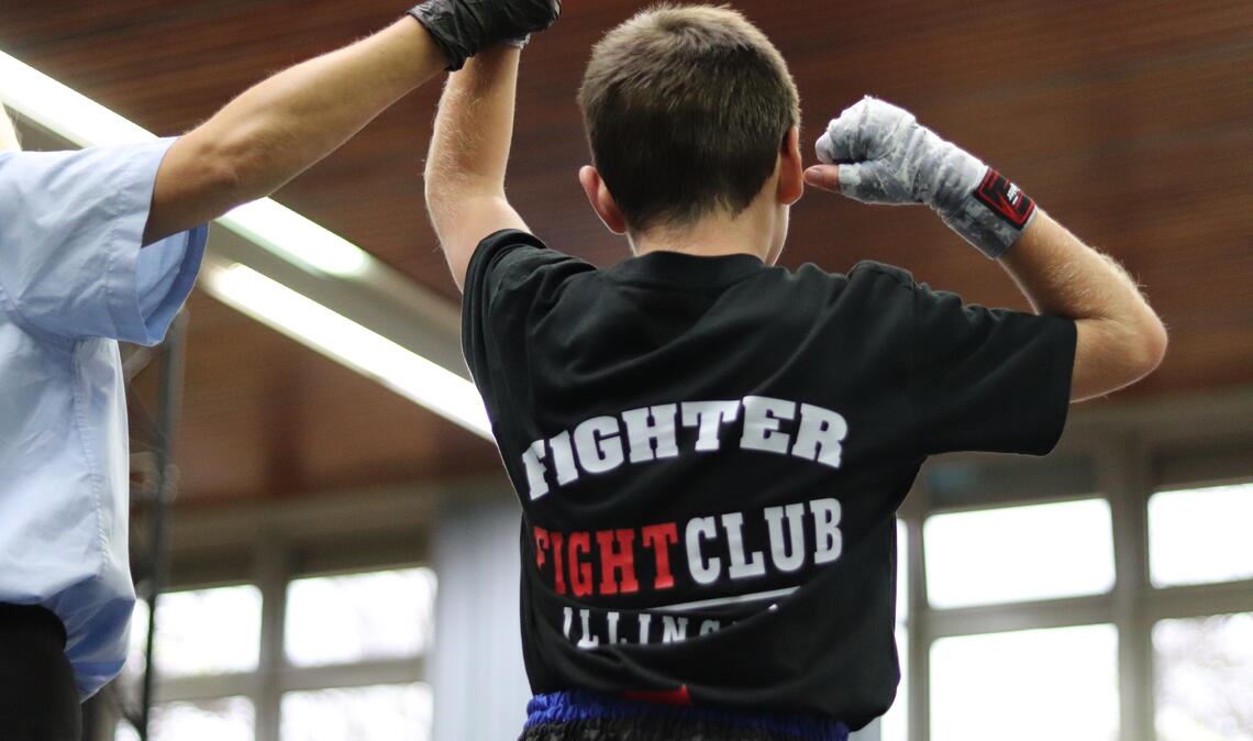 Auch die Kleinen kommen bei der Fight Night groß raus.