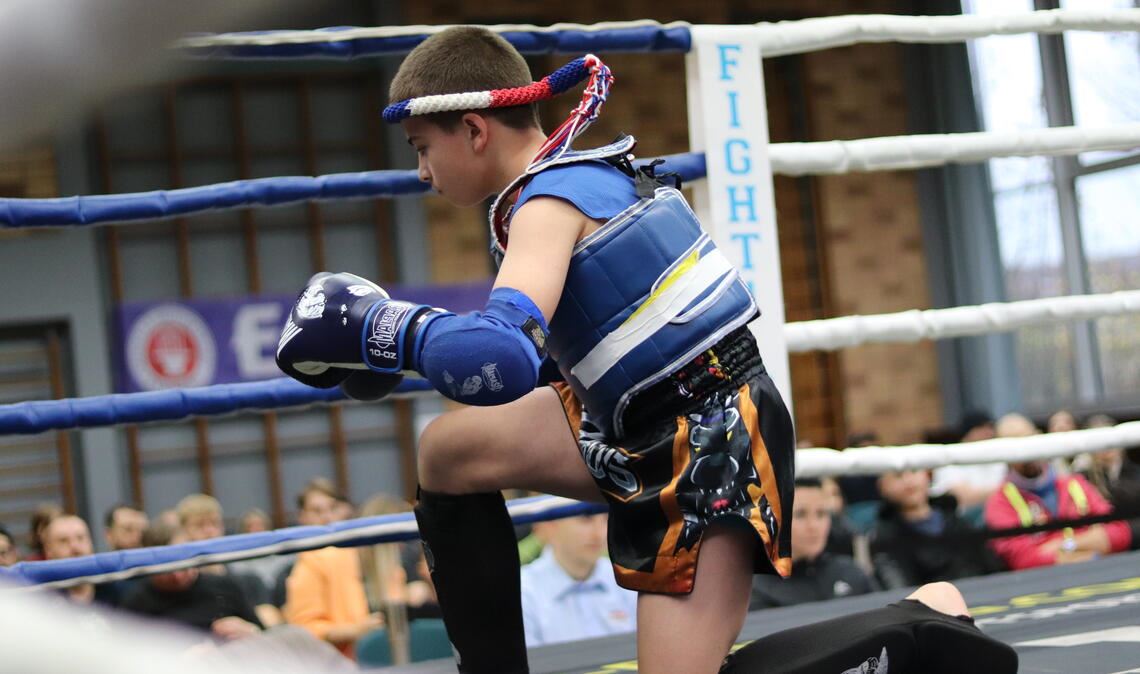 Auch die Kleinen kommen bei der Fight Night groß raus.