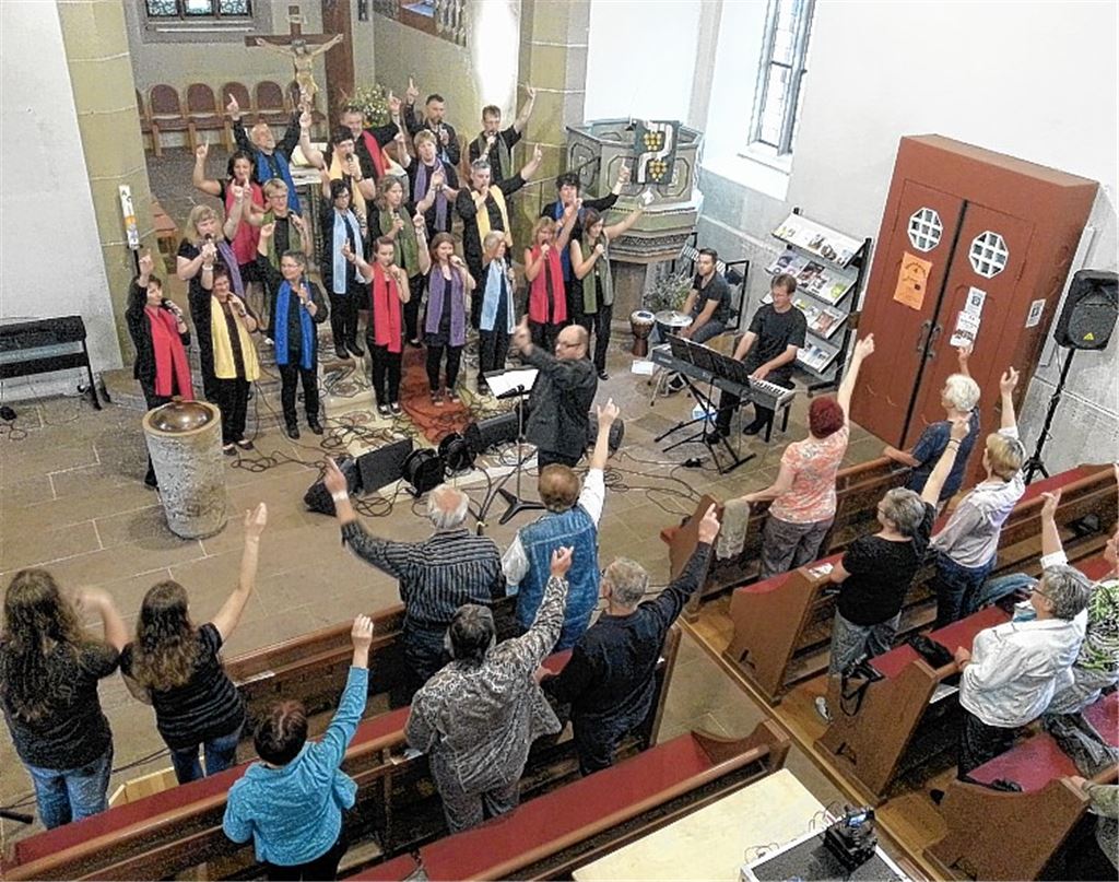 Auch die Zuhörer werden ins Konzertgeschehen eingebunden.