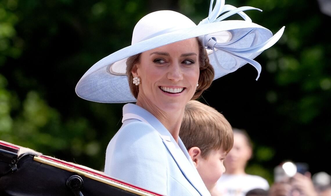 Auch die an Krebs erkrankte Prinzessin Kate nahm an der Parade teil.