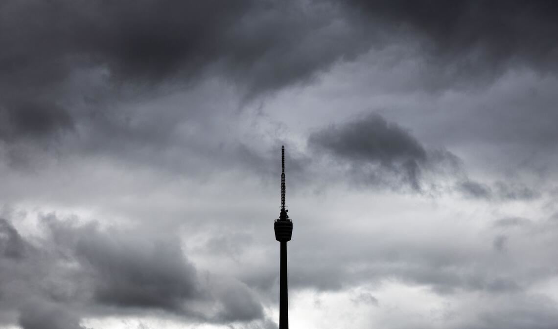 Auch in Stuttgart soll es am Dienstag voraussichtlich gewittern.