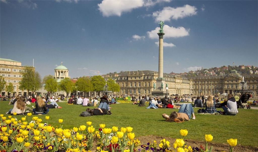 Auch in Stuttgart werden frühsommerliche Temperaturen erwartet.