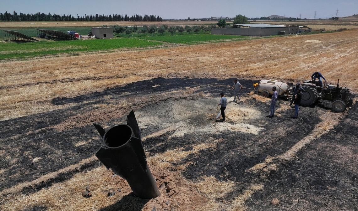 Auch in Syrien sind nach Kämpfen zwischen Iran und Israel zu Beginn der Woche Trümmer niedergegangen. (Symbolbild)