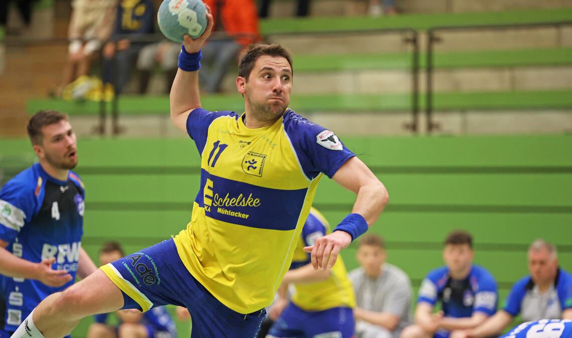 Auch sieben Treffer von Daniel Ufrecht ändern nichts an der Niederlage.