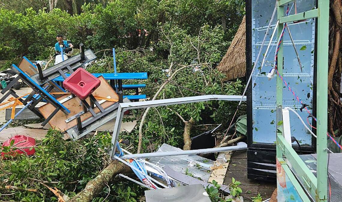 Auf Hainan wurden vorsorglich 20.000 Menschen in Sicherheit gebracht.