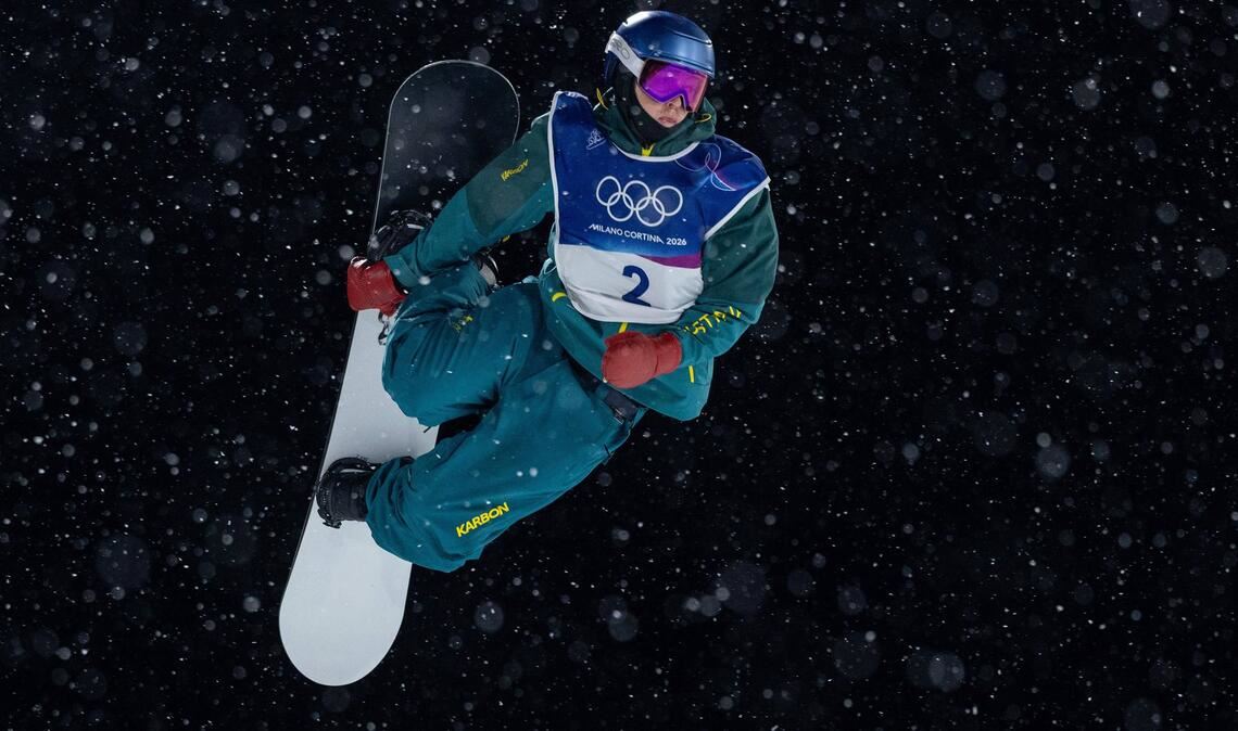 Auf Höhenflug: Scotty James bei den Olympischen Spielen.