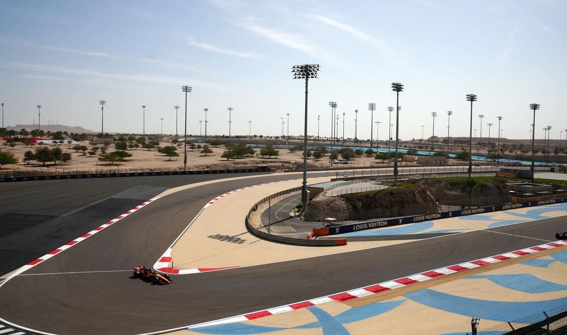 Auf dem Bahrain International Circuit wird 2026 offenbar nicht gefahren. (Archivbild)