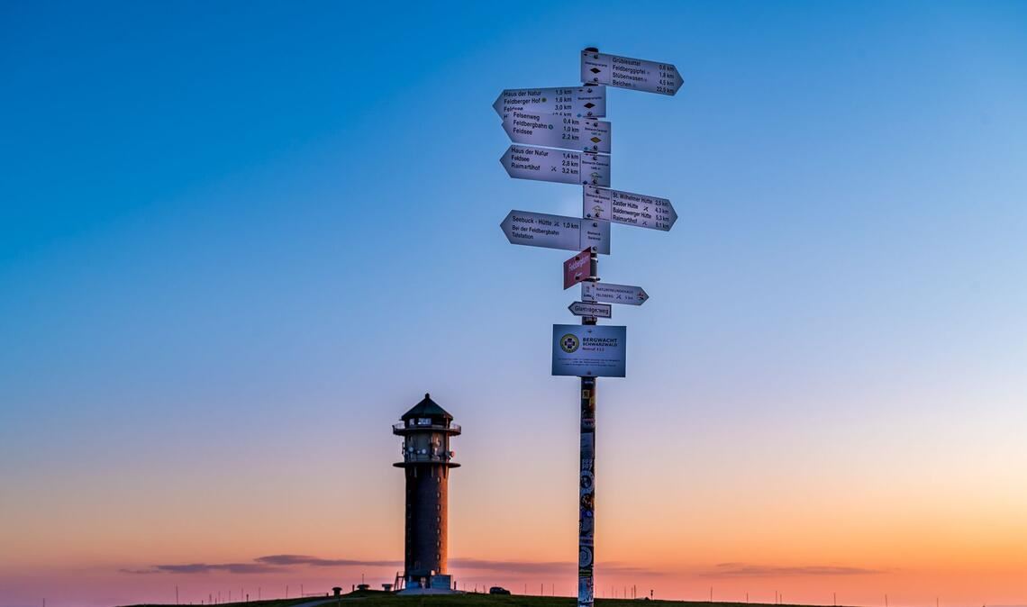 Auf dem Feldberg hat der Deutsche Wetterdienst sogar extreme Orkanböen gemessen. (Symbolbild)