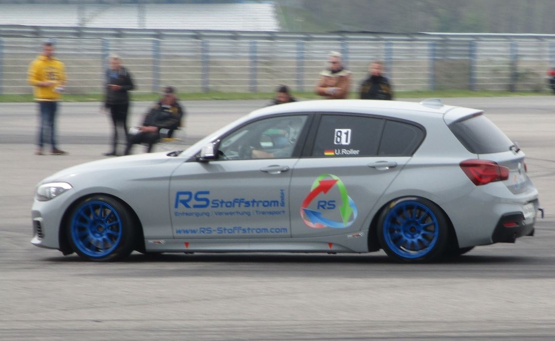 Auf dem Hockenheimring hat Udo Roller mit der Technik seines BMW zu kämpfen.Foto: privat