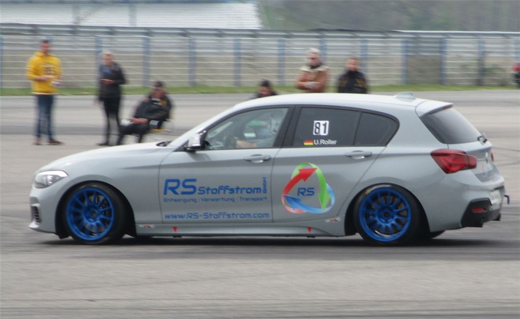 Auf dem Hockenheimring hat Udo Roller mit der Technik seines BMW zu kämpfen.Foto: privat