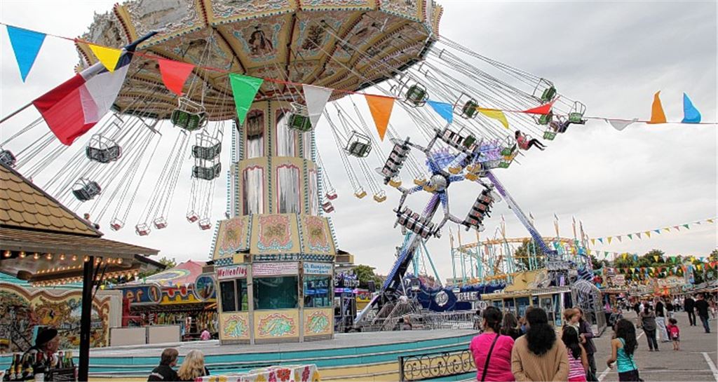 Auf dem Messplatz geht es rund – auch wenn er in der Umweltzone liegt. Archivfoto: Ehmann