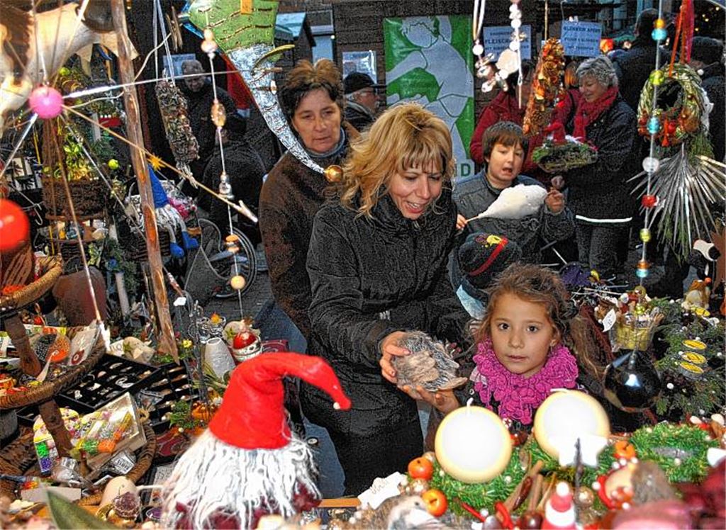 Auf dem Mühlacker Weihnachtsmarkt machen nicht nur die Kinder große Augen. Er hat sich zu einem Besuchermagnet entwickelt. 