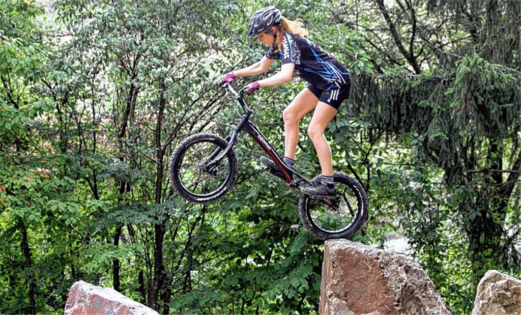 Auf dem Sprung: Nina Reichenbach hebt zur WM der Damen nach Norwegen ab. 