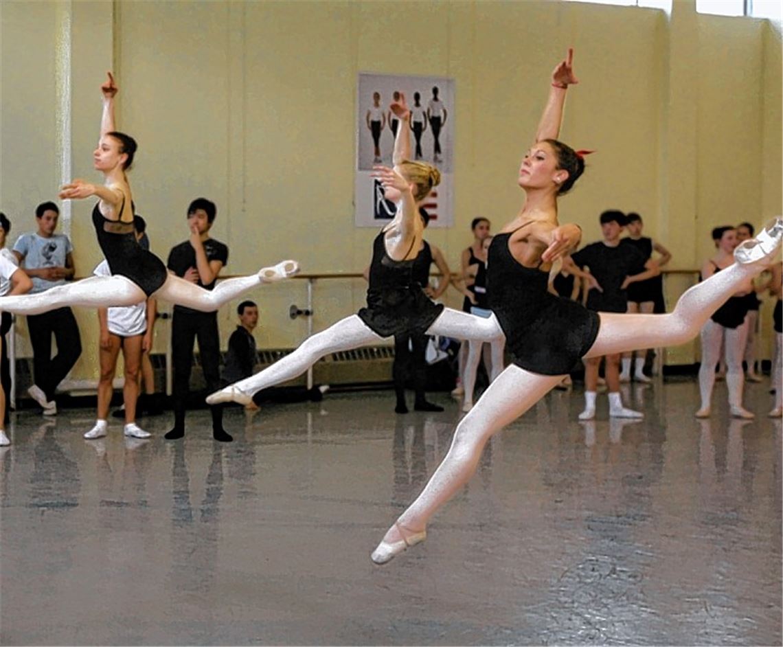 Auf dem Sprung nach oben.