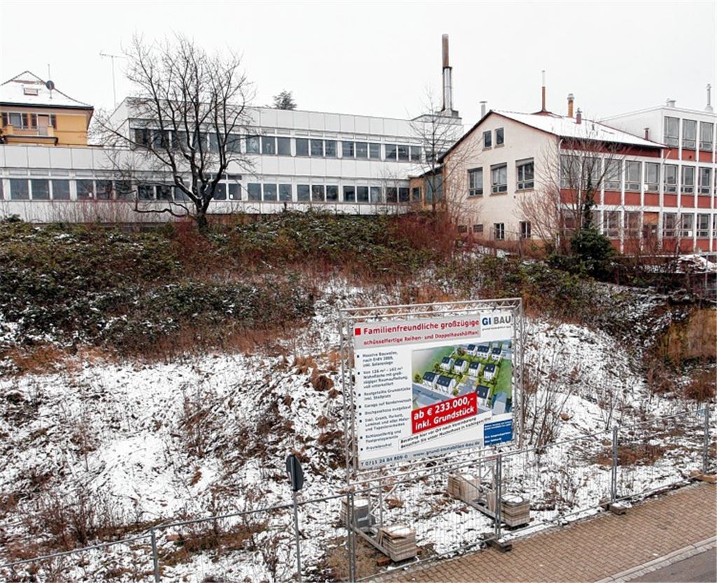 Auf dem ehemaligen Münch-Areal soll noch im ersten Halbjahr mit der Realisierung des neuen Wohngebiets begonnen werden. Vorher werden die ehemaligen Betriebsgebäude des Unternehmens abgerissen. Foto: GI BAU