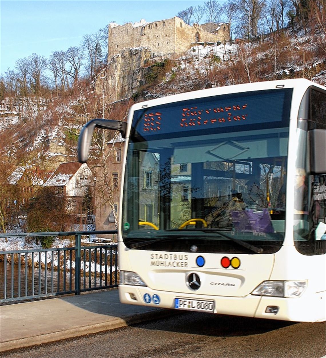 Auf den Linien des Stadt- und Regionalverkehrs kreuz und quer durch die Stadt – das ganze neuerdings für einen Euro pro Fahrt.