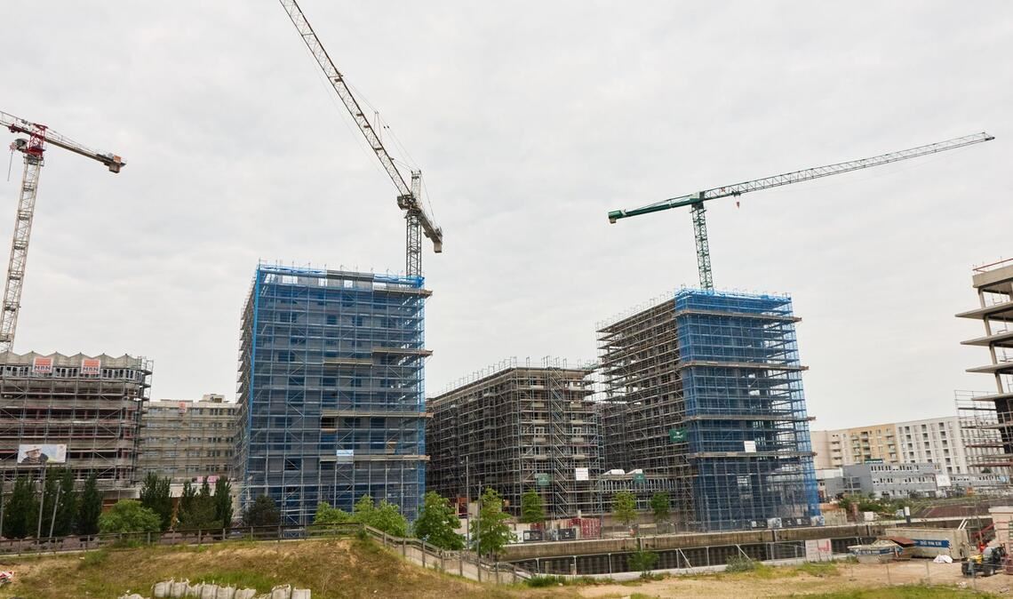 Auf den deutschen Baustellen gilt ab April ein bundesweit einheitliches Tarifgefüge.