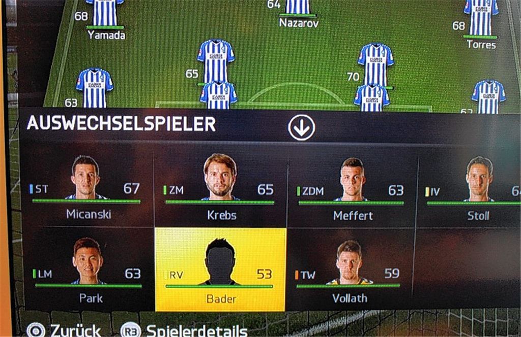 Auf der Play Station 4 gibt es Matthias Bader schon, wenngleich noch ohne Portraitbild. Demnächst wird der 17-Jährige wohl auch ganz real für den Karlsruher SC auflaufen.