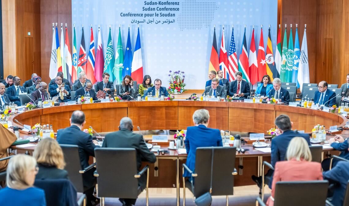 Auf der dritten internationalen Sudan-Konferenz geht es unter anderem um Zusagen für die Finanzierung humanitärer Hilfe.