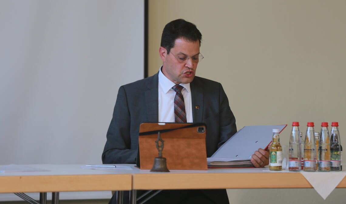 Profis sollen Konflikt im Rat entschärfen Auf die Wutrede von Aaron Treut vor der Sommerpause (Bild) folgt nun eine Mediation. Foto: Archiv