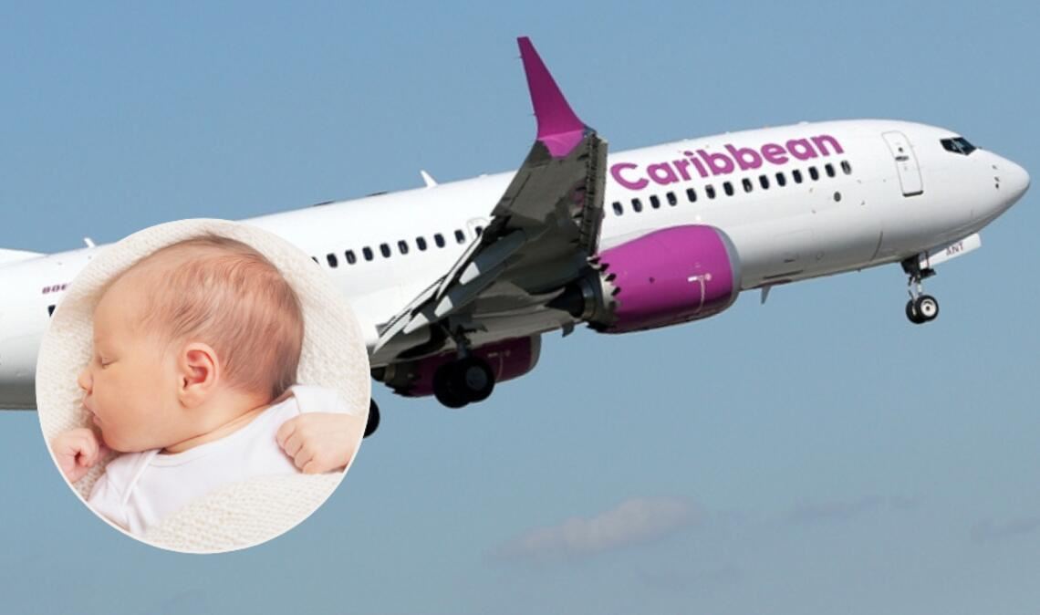 Auf einem Flug von Caribbean Airlines von Jamaika nach New York kam ein Baby zur Welt. (Symbolbilder)