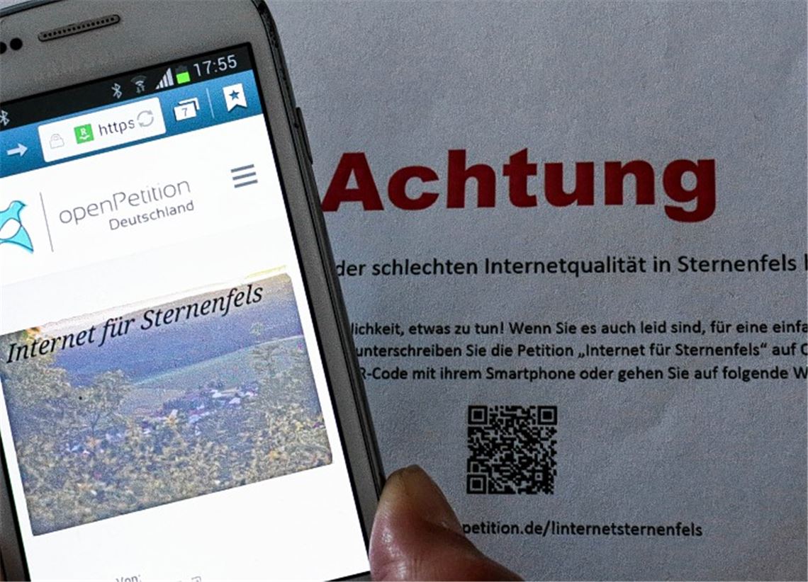 Bürger drängen auf schnelles Internet