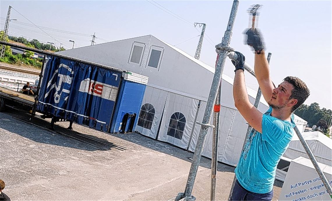 Aufbau für Fest20zehn