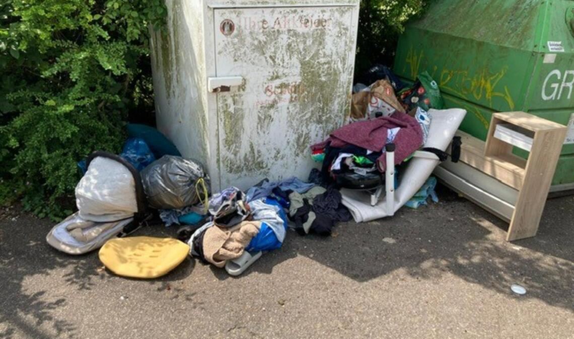 Auffindesituation in Enzberg. Foto: privat