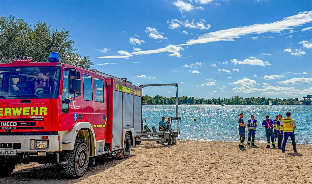 Aufregung herrscht kurzzeitig am Epplesee, der auch für Badegäste aus dem Enzkreis ein beliebtes Ziel ist. Foto: Einsatz-Report 24