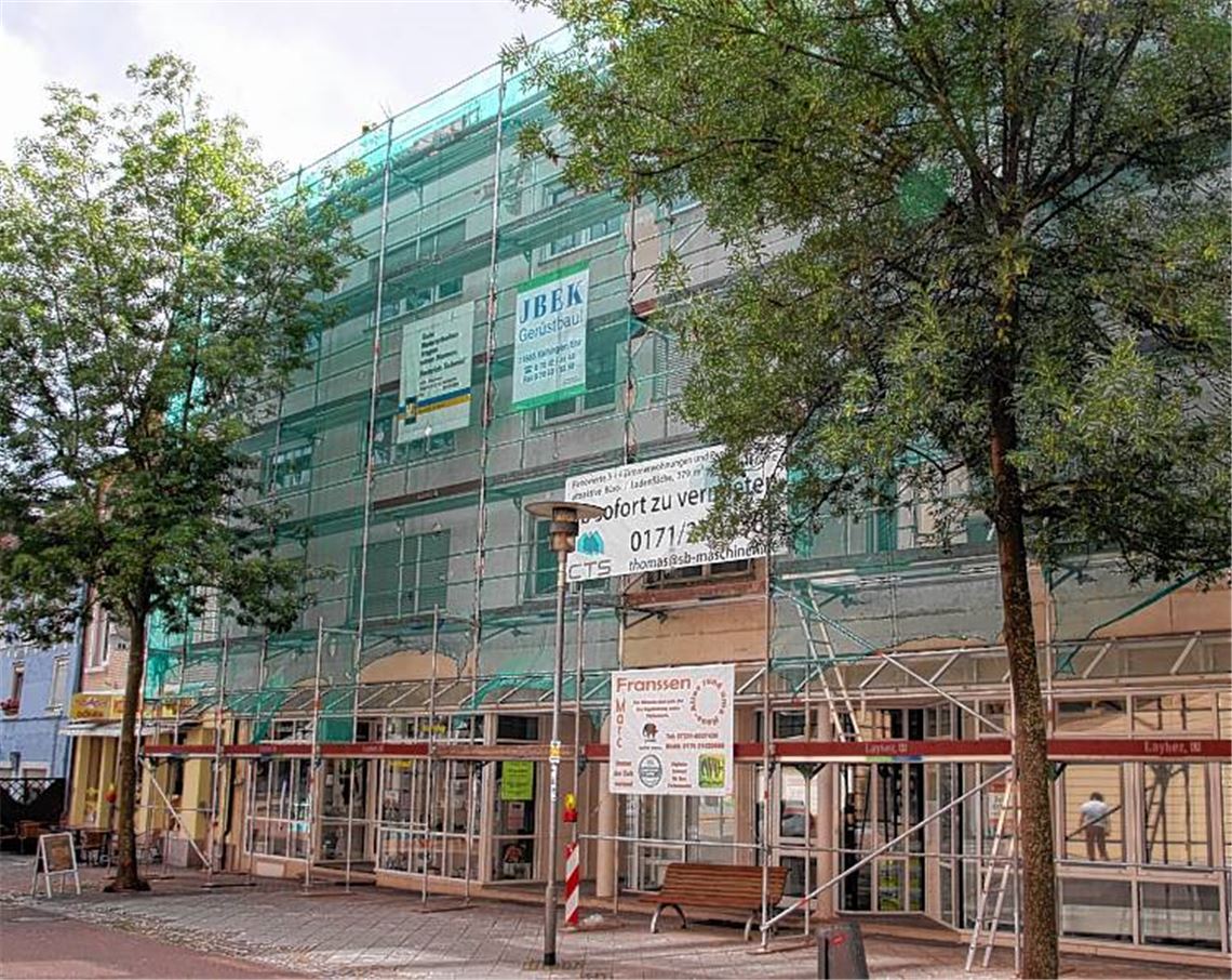 Aufwertung: Der neue Eigentümer investiert kräftig in sein Gebäude.